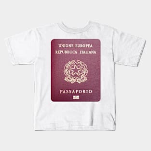 Italy Passport Kids T-Shirt